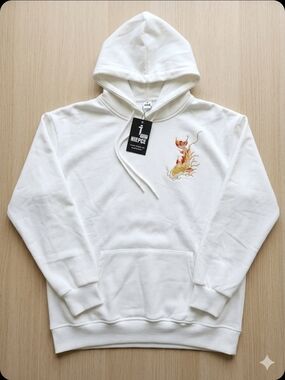 Niepce "Nice Piece of Clothing" Embroidered Koi Fish Hoodie - Size M